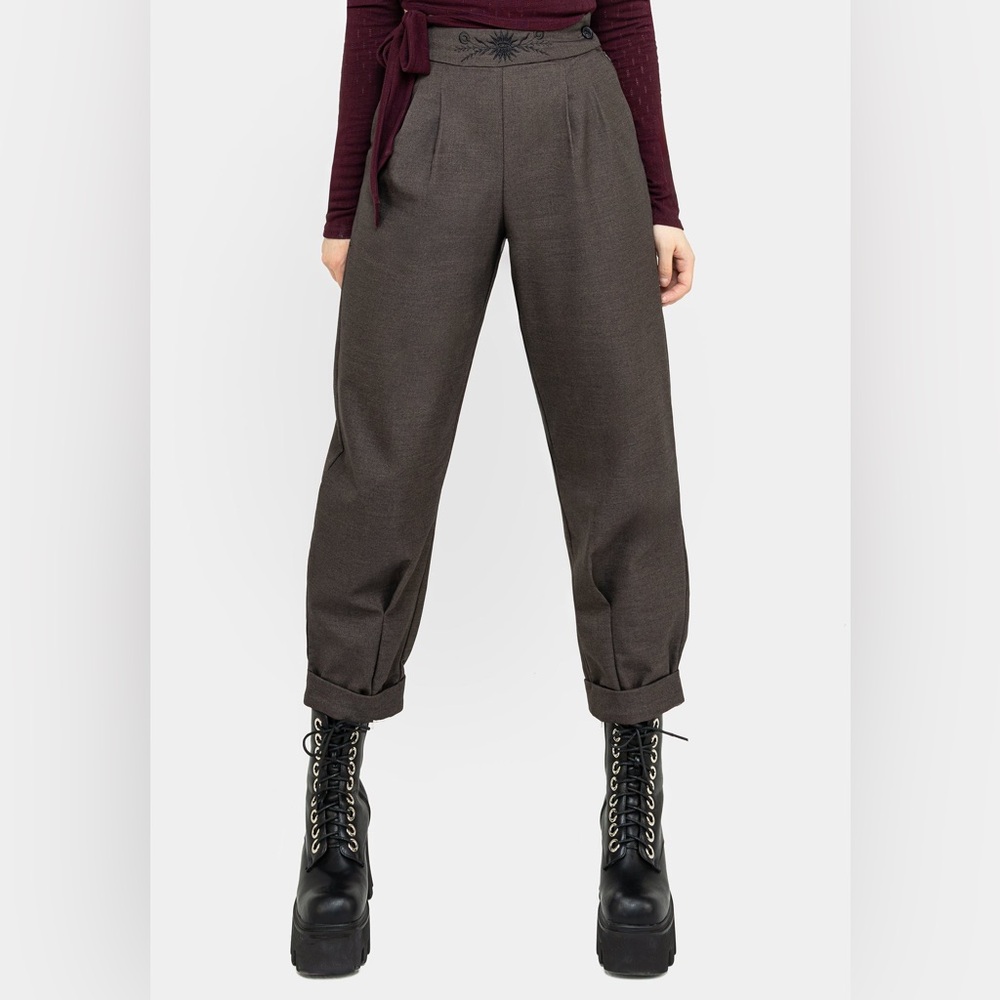 Disturbia Mystic Embroidered Balloon Trousers US 4 / UK 8 - Picture 3 of 9